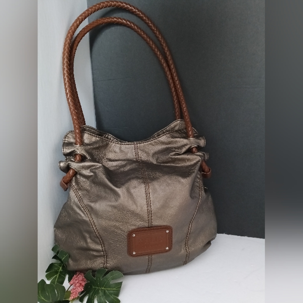 Relic Brand Metallic Copper Tote/Purse with Shoulder Straps